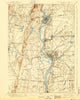 Springfield Massachusetts Historical topographic map, 1:62500 scale, 15 X 15 Minute, Year 1895