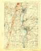 Springfield Massachusetts Historical topographic map, 1:62500 scale, 15 X 15 Minute, Year 1895