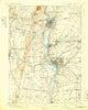 Springfield Massachusetts Historical topographic map, 1:62500 scale, 15 X 15 Minute, Year 1895