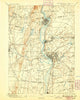 Springfield Massachusetts Historical topographic map, 1:62500 scale, 15 X 15 Minute, Year 1895