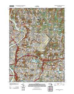 Springfield North Massachusetts Historical topographic map, 1:24000 scale, 7.5 X 7.5 Minute, Year 2012