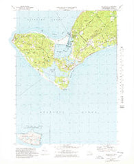 Squibnocket Massachusetts Historical topographic map, 1:25000 scale, 7.5 X 7.5 Minute, Year 1972
