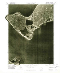 Squibnocket Massachusetts Historical topographic map, 1:25000 scale, 7.5 X 7.5 Minute, Year 1977