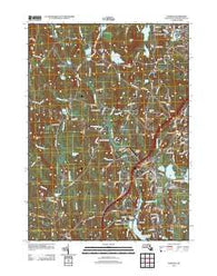 Sterling Massachusetts Historical topographic map, 1:24000 scale, 7.5 X 7.5 Minute, Year 2012
