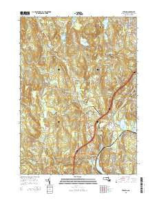 Sterling Massachusetts Current topographic map, 1:24000 scale, 7.5 X 7.5 Minute, Year 2015
