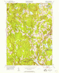 Sterling Massachusetts Historical topographic map, 1:24000 scale, 7.5 X 7.5 Minute, Year 1950