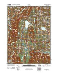Stockbridge Massachusetts Historical topographic map, 1:24000 scale, 7.5 X 7.5 Minute, Year 2012