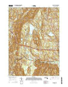 Stockbridge Massachusetts Current topographic map, 1:24000 scale, 7.5 X 7.5 Minute, Year 2015