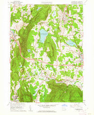 Stockbridge Massachusetts Historical topographic map, 1:24000 scale, 7.5 X 7.5 Minute, Year 1959