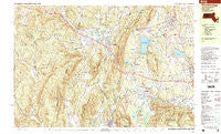 Stockbridge Massachusetts Historical topographic map, 1:25000 scale, 7.5 X 15 Minute, Year 1997
