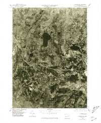 Stockbridge Massachusetts Historical topographic map, 1:25000 scale, 7.5 X 7.5 Minute, Year 1975