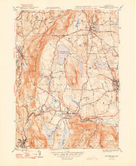 Stockbridge Massachusetts Historical topographic map, 1:31680 scale, 7.5 X 7.5 Minute, Year 1948