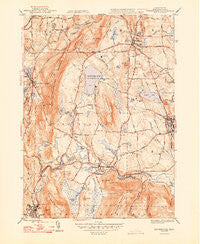 Stockbridge Massachusetts Historical topographic map, 1:31680 scale, 7.5 X 7.5 Minute, Year 1948