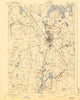 Taunton Massachusetts Historical topographic map, 1:62500 scale, 15 X 15 Minute, Year 1893
