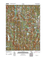 Templeton Massachusetts Historical topographic map, 1:24000 scale, 7.5 X 7.5 Minute, Year 2012