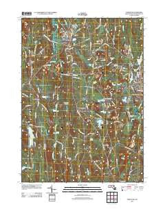Templeton Massachusetts Historical topographic map, 1:24000 scale, 7.5 X 7.5 Minute, Year 2012