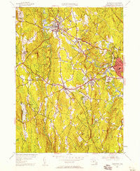 Templeton Massachusetts Historical topographic map, 1:24000 scale, 7.5 X 7.5 Minute, Year 1954