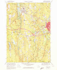 Templeton Massachusetts Historical topographic map, 1:24000 scale, 7.5 X 7.5 Minute, Year 1970