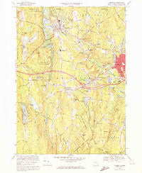 Templeton Massachusetts Historical topographic map, 1:24000 scale, 7.5 X 7.5 Minute, Year 1970