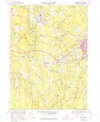 Templeton Massachusetts Historical topographic map, 1:24000 scale, 7.5 X 7.5 Minute, Year 1970