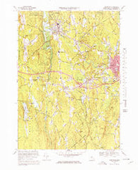 Templeton Massachusetts Historical topographic map, 1:25000 scale, 7.5 X 7.5 Minute, Year 1970