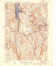 Templeton Massachusetts Historical topographic map, 1:31680 scale, 7.5 X 7.5 Minute, Year 1946