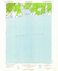 Tisbury Great Pond Massachusetts Historical topographic map, 1:24000 scale, 7.5 X 7.5 Minute, Year 1951