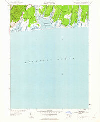 Tisbury Great Pond Massachusetts Historical topographic map, 1:24000 scale, 7.5 X 7.5 Minute, Year 1951