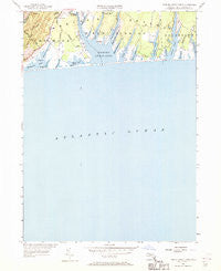 Tisbury Great Pond Massachusetts Historical topographic map, 1:24000 scale, 7.5 X 7.5 Minute, Year 1951