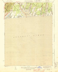 Tisbury Great Pond Massachusetts Historical topographic map, 1:31680 scale, 7.5 X 7.5 Minute, Year 1944