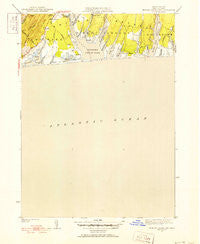 Tisbury Great Pond Massachusetts Historical topographic map, 1:31680 scale, 7.5 X 7.5 Minute, Year 1951