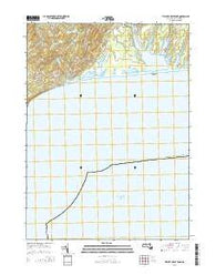 Tisbury Great Pond Massachusetts Current topographic map, 1:24000 scale, 7.5 X 7.5 Minute, Year 2015