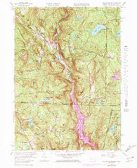 Tolland Center Massachusetts Historical topographic map, 1:24000 scale, 7.5 X 7.5 Minute, Year 1958
