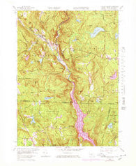 Tolland Center Massachusetts Historical topographic map, 1:25000 scale, 7.5 X 7.5 Minute, Year 1958