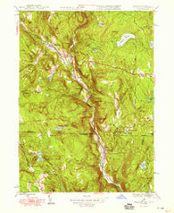 Tolland Massachusetts Historical topographic map, 1:24000 scale, 7.5 X 7.5 Minute, Year 1948