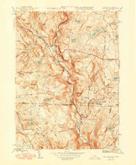 Tolland Massachusetts Historical topographic map, 1:31680 scale, 7.5 X 7.5 Minute, Year 1948