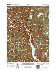 Tolland Center Massachusetts Historical topographic map, 1:24000 scale, 7.5 X 7.5 Minute, Year 2012