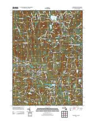 Townsend Massachusetts Historical topographic map, 1:24000 scale, 7.5 X 7.5 Minute, Year 2012
