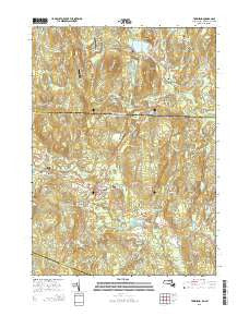 Townsend Massachusetts Current topographic map, 1:24000 scale, 7.5 X 7.5 Minute, Year 2015