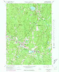 Townsend Massachusetts Historical topographic map, 1:24000 scale, 7.5 X 7.5 Minute, Year 1965