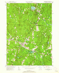 Townsend Massachusetts Historical topographic map, 1:24000 scale, 7.5 X 7.5 Minute, Year 1950