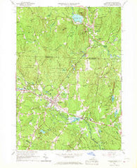 Townsend Massachusetts Historical topographic map, 1:24000 scale, 7.5 X 7.5 Minute, Year 1965