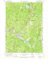 Townsend Massachusetts Historical topographic map, 1:24000 scale, 7.5 X 7.5 Minute, Year 1965