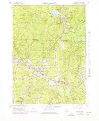 Townsend Massachusetts Historical topographic map, 1:25000 scale, 7.5 X 7.5 Minute, Year 1965