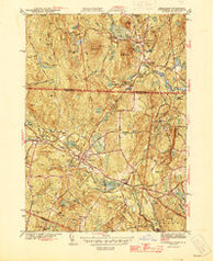 Townsend Massachusetts Historical topographic map, 1:31680 scale, 7.5 X 7.5 Minute, Year 1944