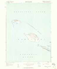 Tuckernuck Island Massachusetts Historical topographic map, 1:24000 scale, 7.5 X 7.5 Minute, Year 1951
