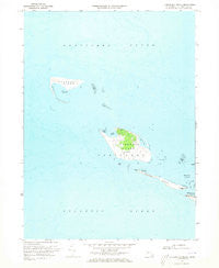 Tuckernuck Island Massachusetts Historical topographic map, 1:24000 scale, 7.5 X 7.5 Minute, Year 1972