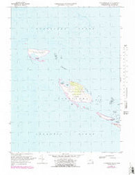 Tuckernuck Island Massachusetts Historical topographic map, 1:25000 scale, 7.5 X 7.5 Minute, Year 1972