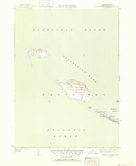 Tuckernuck Island Massachusetts Historical topographic map, 1:31680 scale, 7.5 X 7.5 Minute, Year 1951
