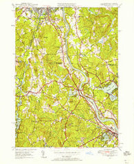 Tyngsboro New Hampshire Historical topographic map, 1:24000 scale, 7.5 X 7.5 Minute, Year 1950